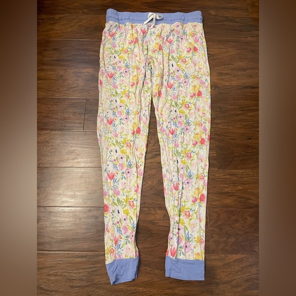 Little Sleepies Pants - Little Sleepies Watercolor Blooms Size M